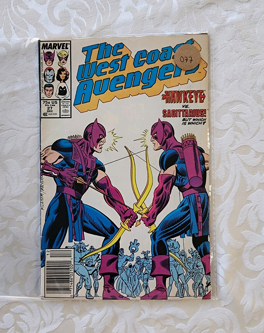 Marvel West Coast Avengers #27 (1987) Newsstand Variant